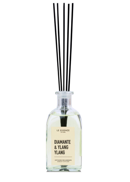Diamante ylang ylang geurstokjes 250ml - Le Essenze di Elda