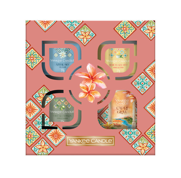YC Hello Italy! Small Tumbler &amp; 3 Filled Votive Gift Set