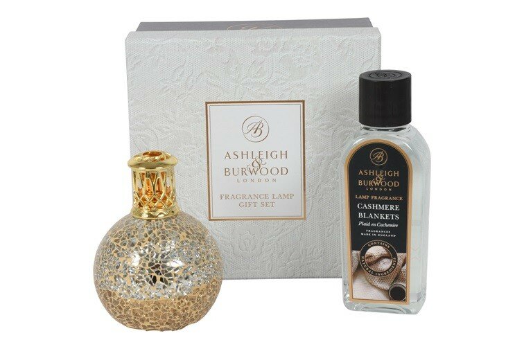 Little Treasure &amp; Cashmere blankets Geurlamp Cadeauset