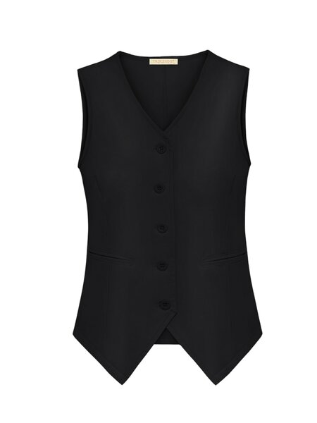 blz3902Triple Nine BLZ3902 black Gilet toon to toon buttons