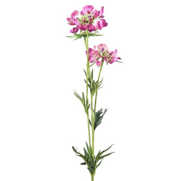 Kunstbloem Scabiosa jose paars