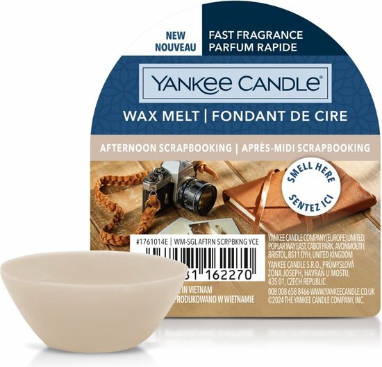 Wax Melt afternoon scrapbooking - Yankee Candle