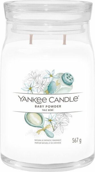 Geurkaars Baby Powder large - Yankee Candle