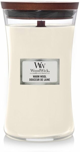 Geurkaars Warm wool Large - Woodwick