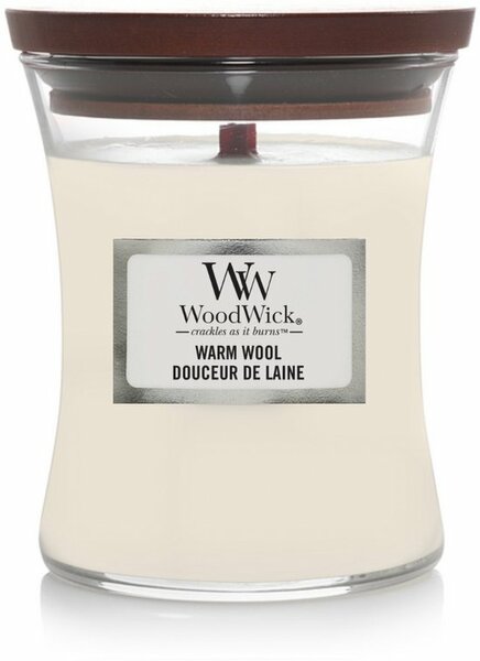 Geurkaars Warm wool medium - Woodwick