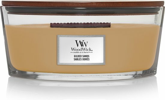 Geurkaars Gilded sands Ellipse - Woodwick