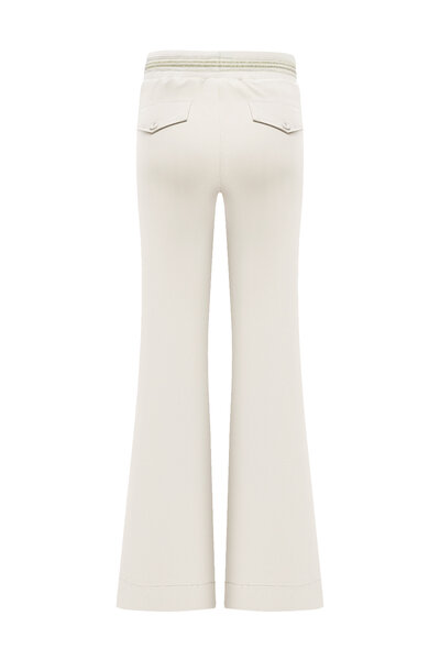 Broek flared kit with gold rib belt Triple Nine BR2304