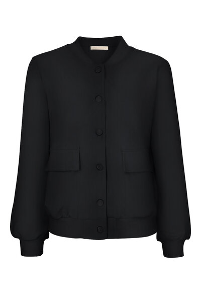 Bomer jacket black with 2 pokets Triple Nine JA91101