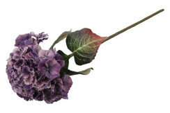 Kunstbloem Hydrangea paars