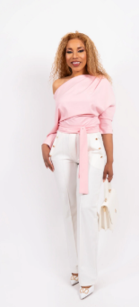 Sarin Pink top Melissa Oosterwolde