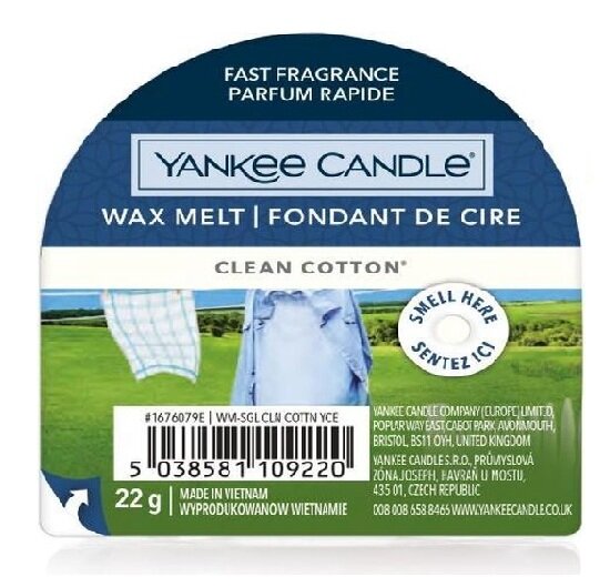 Wax Melt clean cotton - Yankee Candle