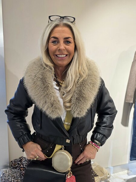Jacket the moon 2 zwart