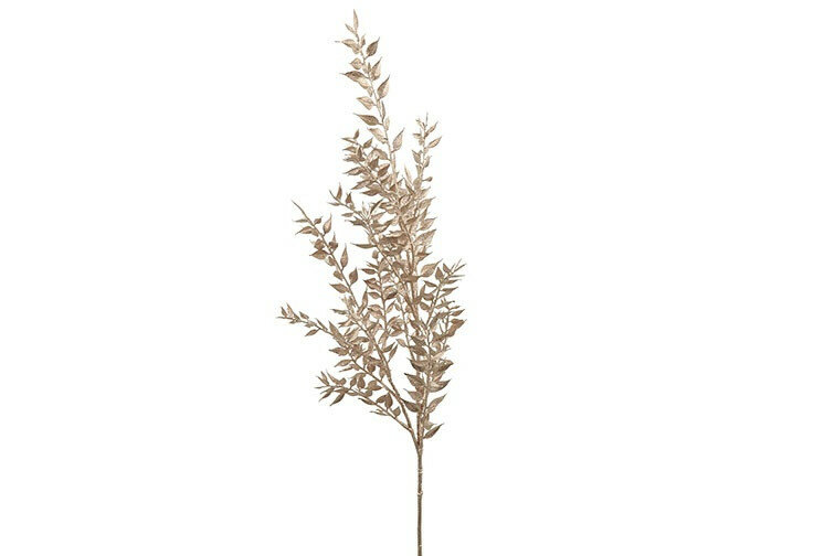 ruscus metalic rose goud