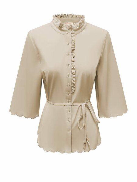 Triple Nine - Travel Blouse Beige - 5937