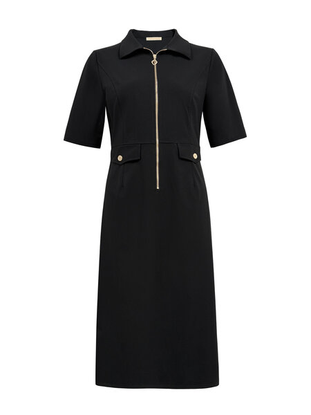 Triple Nine JK51808- Travel Jurk Zwart