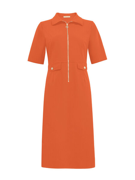 Triple Nine JK51808- Travel Jurk  Coral