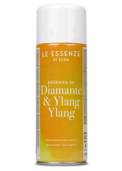 Textielspray Diamante &amp; ylang ylang 400ml- Le Essenze di Elda