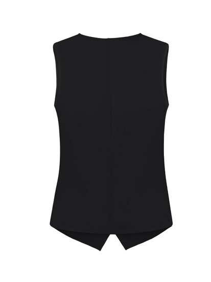 Triple Nine BLZ3902 black Gilet toon to toon buttons
