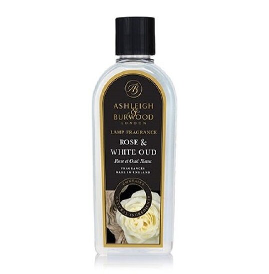 Geurlamp oliel Rose &amp; White Oud, 500ml, Ashleigh &amp; Burwood