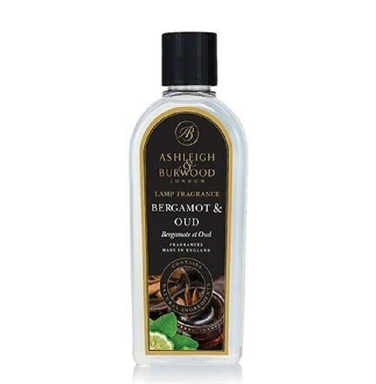 Geurlamp olie Bergamot &amp; Oud ,500ml, Ashleigh &amp; Burwood