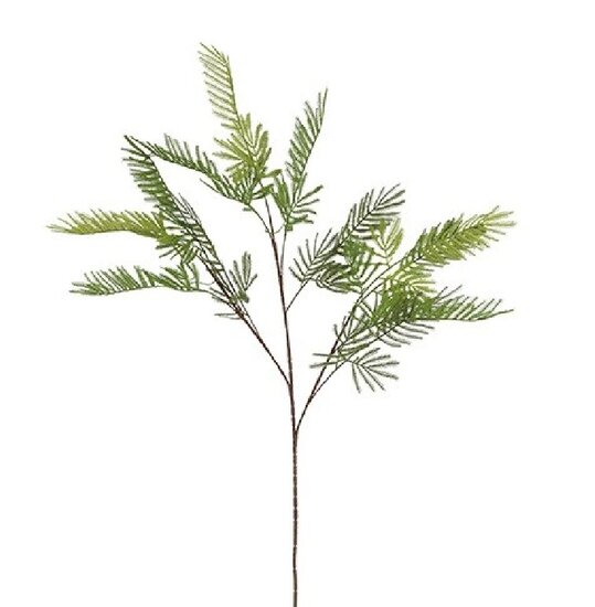 Kunstblad mimosa licht groen