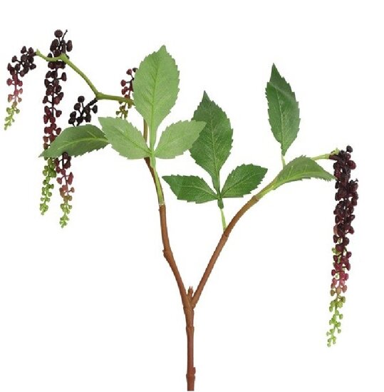 Kunstbes Phytolacca paars