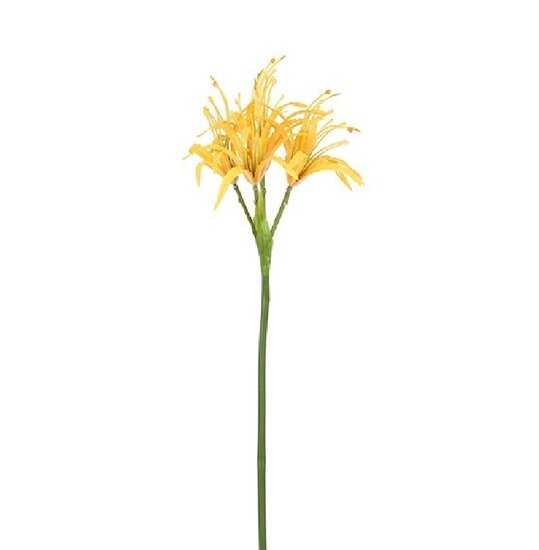 Kunstbloem Lycoris radiata oranje