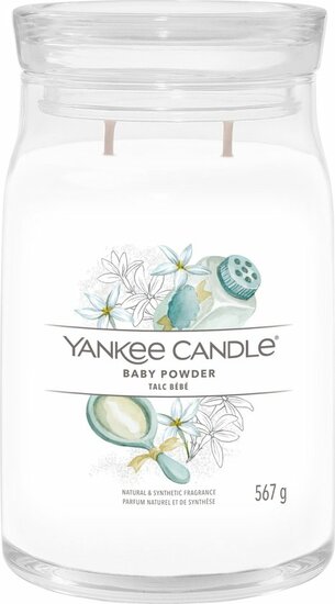 Geurkaars Baby Powder large - Yankee Candle