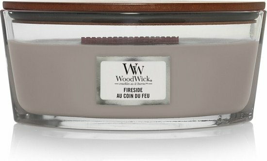 Geurkaars Fireside Ellipse - Woodwick