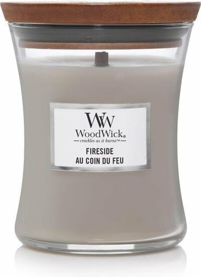 Geurkaars Fireside medium - Woodwick