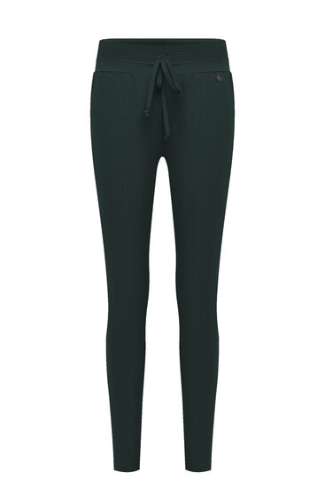Broek regular velvet green Triple Nine BR2101