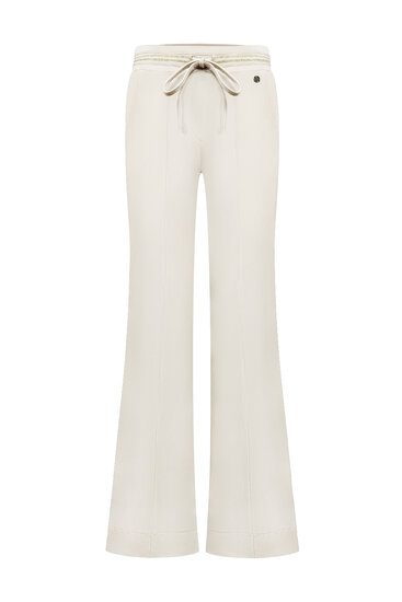 Broek flared kit with gold rib belt Triple Nine BR2304 back