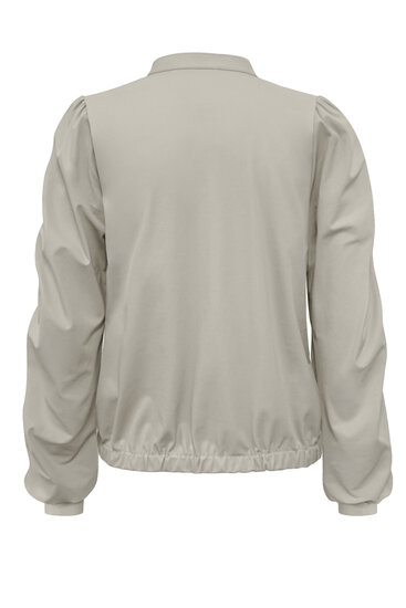  Jacket beige met gold rib op de mouwen Triple Nine JA92404 back