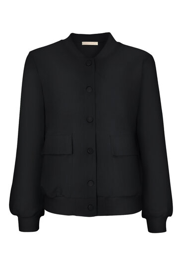Bomer jacket black with 2 pokets Triple Nine JA91101