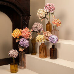 Kunstbloem Hydrangea paars 1