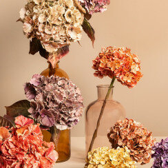 Kunstbloem Hydrangea paars 2