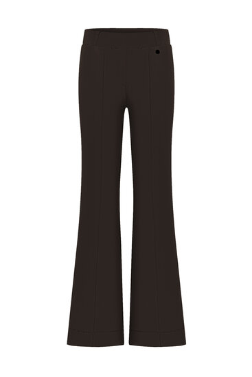 Broek flared dark brown Triple Nine BR2301