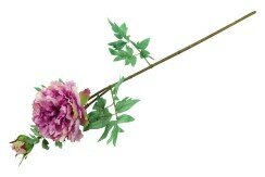 Kunstbloem paenia L paars 1
