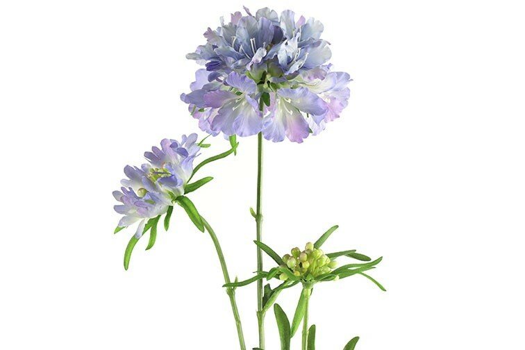 Kunstbloem Scabiosa jose lila 3