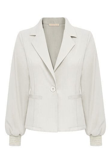 Blazer kit short with 1 button and gold rib on cuff Triple Nine BLZ3907