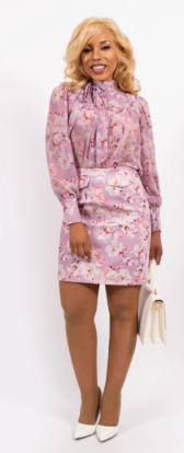 Evie white peony blouse Melissa Oosterwolde
