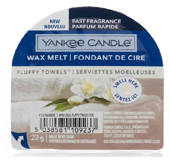 Wax Melt fluffy towels - Yankee Candle