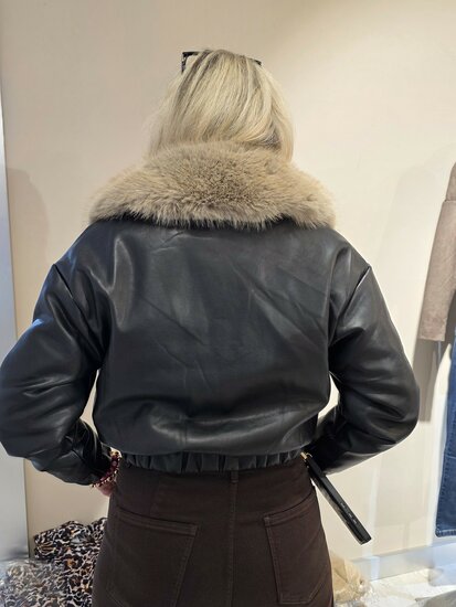 Jacket the moon 1 zwart