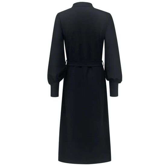 Triple Nine JK51813- Travel Jurk Zwart back