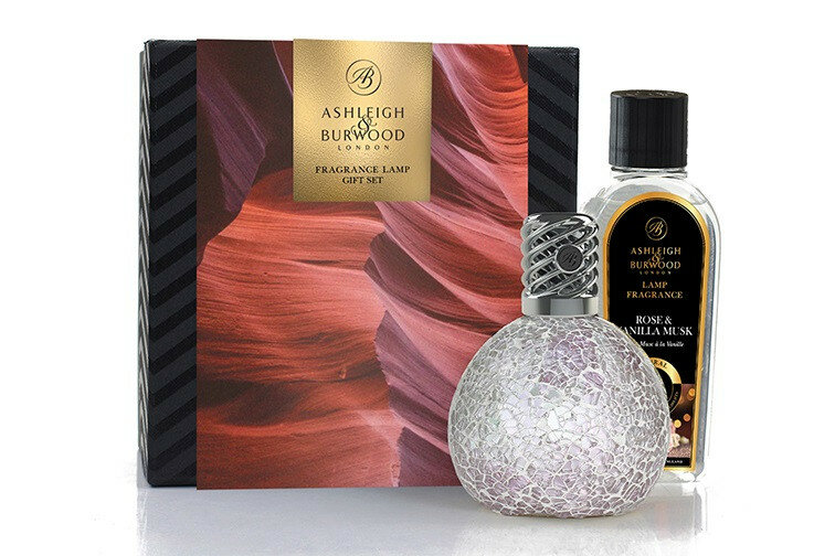 Rose &amp; Vanilla Musk Geurlamp Cadeauset