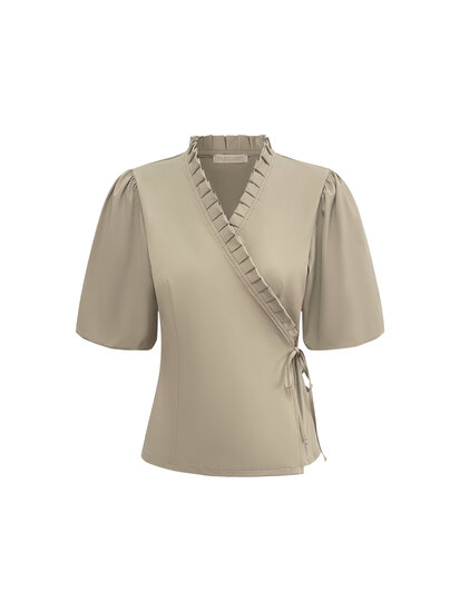 TP6946 Beige Top cross body with nice wafel design