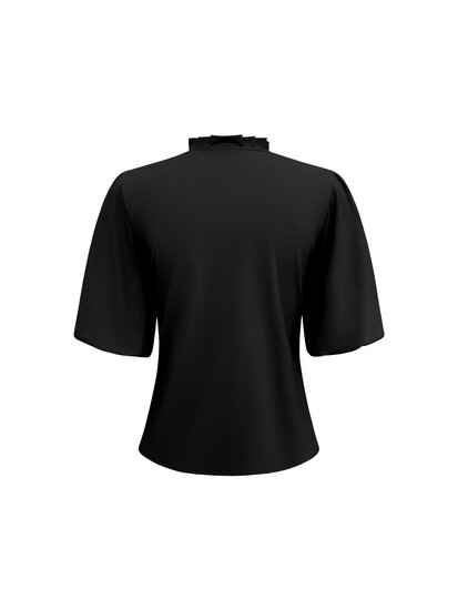 TP6946 Black Top cross body with nice wafel design Back