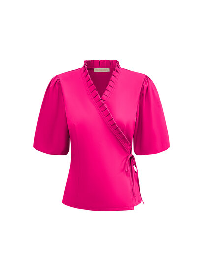 TP6946 Fuchsia Top cross body with nice wafel design