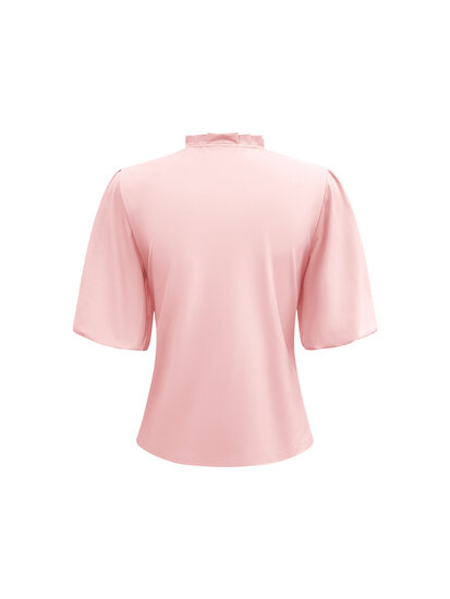 TP6946 Powder Pink Top cross body with nice wafel design Back