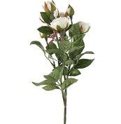 Kunstbloem Rosa tros Shakira wit